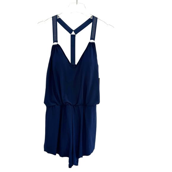 Magicsuit Gabby Romper in Star Studded Women Size 10 Navy Wireless Racerback New - Picture 3 of 13
